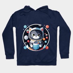 Cosmic Cat: Scottish Gray's Space Adventures Hoodie